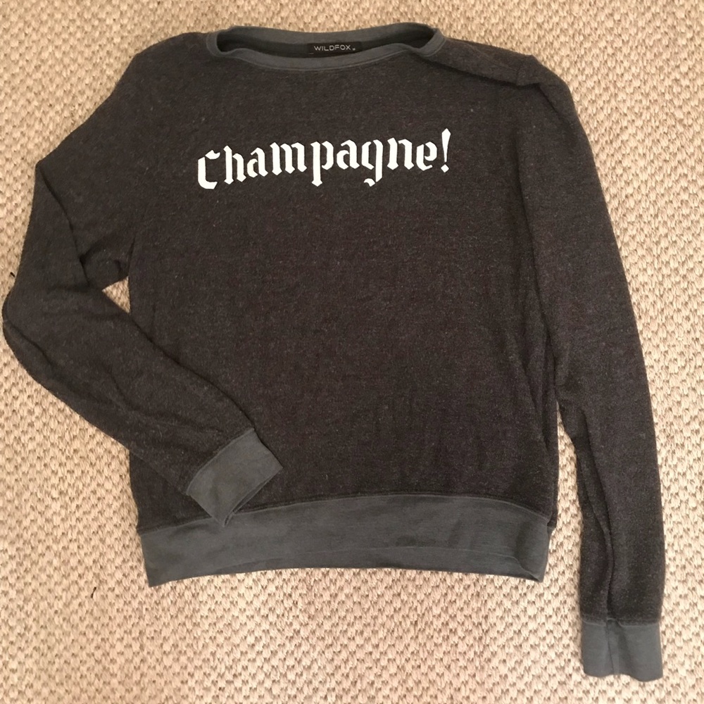Wildfox Champagne! Baggie Beach Jumper